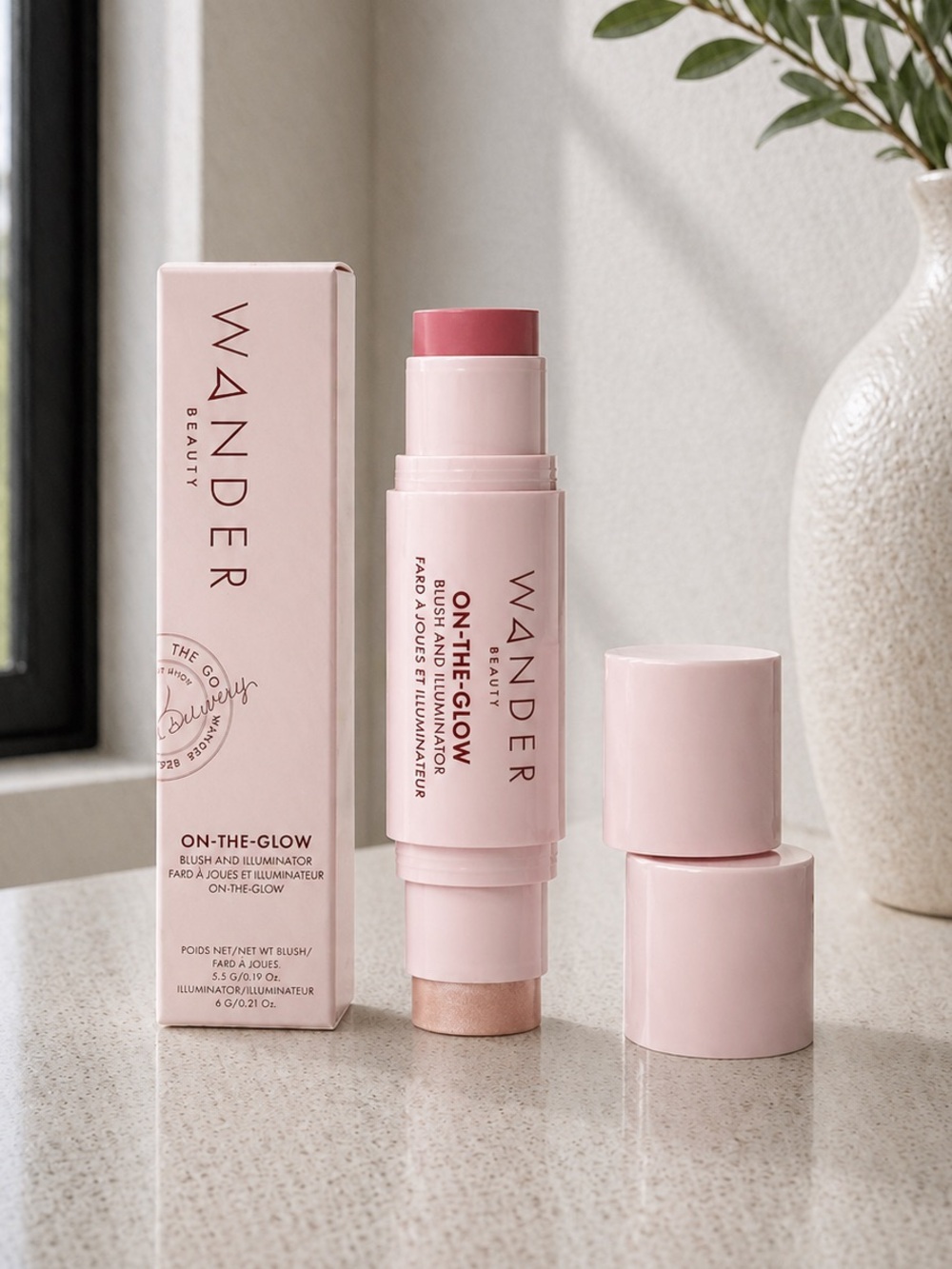 $38 New Wander Beauty On-the-Glow Blush and Illuminator - Strawberry Fields